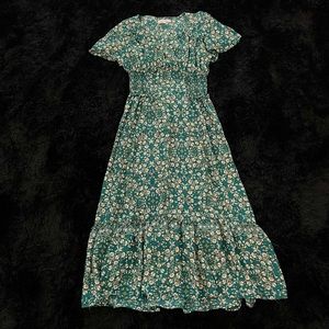 Max Studio Green Midi Dress XS